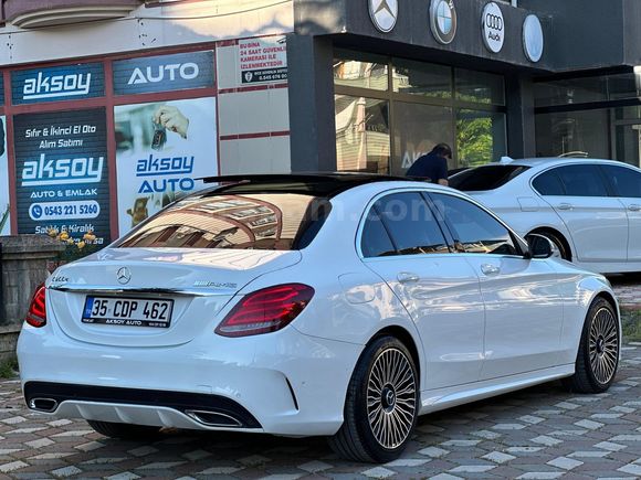 2016 MODEL C200 AMG+CAM TAVAN+ISITMA+SAAT+İMZALI SERİ 190 BİN KM