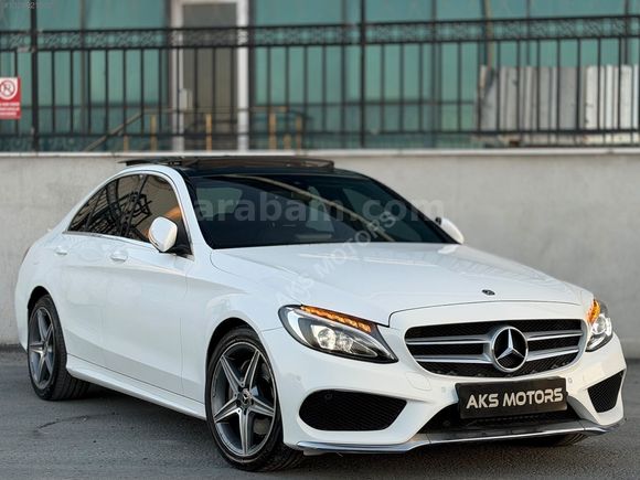 AKS MOTORS 2017 C200 D AMG 105 BİN KM HATASIZ CAM TAVAN+G.GÖRÜŞ
