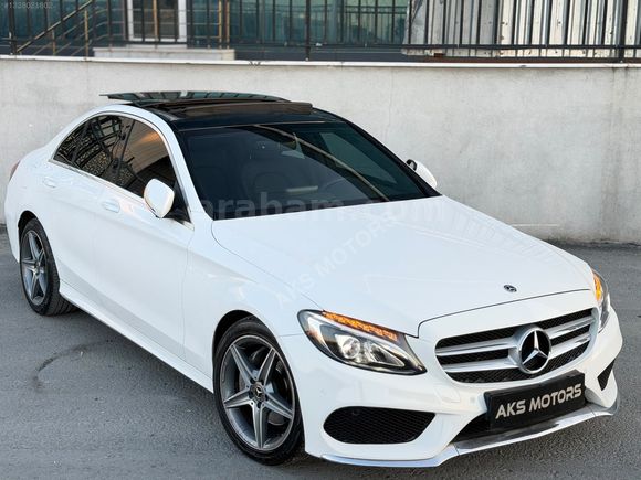 AKS MOTORS 2017 C200 D AMG 105 BİN KM HATASIZ CAM TAVAN+G.GÖRÜŞ