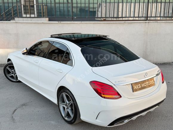 AKS MOTORS 2017 C200 D AMG 105 BİN KM HATASIZ CAM TAVAN+G.GÖRÜŞ