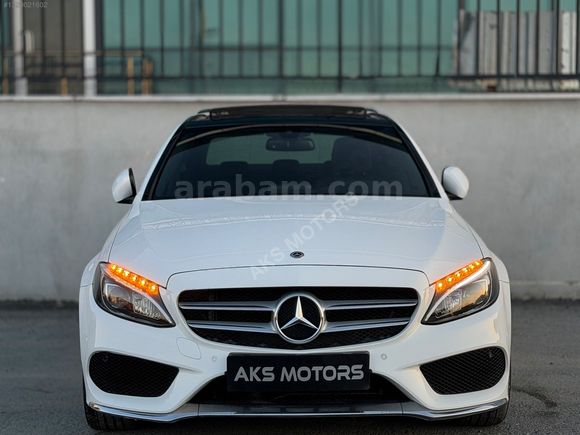 AKS MOTORS 2017 C200 D AMG 105 BİN KM HATASIZ CAM TAVAN+G.GÖRÜŞ