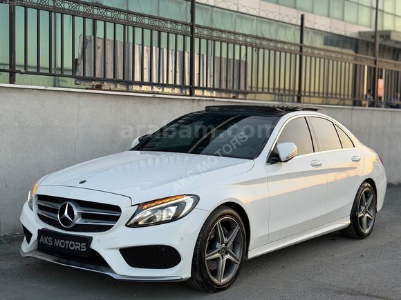 AKS MOTORS 2017 C200 D AMG 105 BİN KM HATASIZ CAM TAVAN+G.GÖRÜŞ