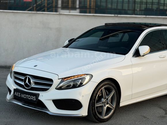 AKS MOTORS 2017 C200 D AMG 105 BİN KM HATASIZ CAM TAVAN+G.GÖRÜŞ