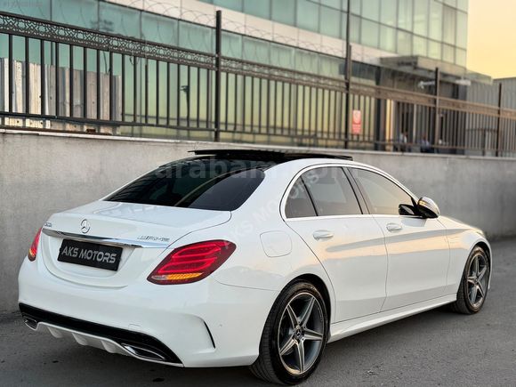 AKS MOTORS 2017 C200 D AMG 105 BİN KM HATASIZ CAM TAVAN+G.GÖRÜŞ