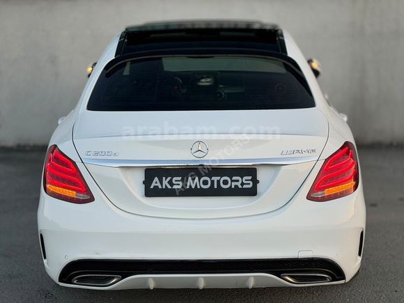 AKS MOTORS 2017 C200 D AMG 105 BİN KM HATASIZ CAM TAVAN+G.GÖRÜŞ
