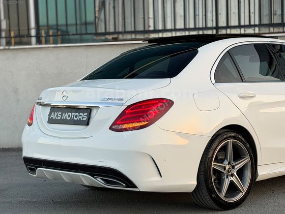 AKS MOTORS 2017 C200 D AMG 105 BİN KM HATASIZ CAM TAVAN+G.GÖRÜŞ