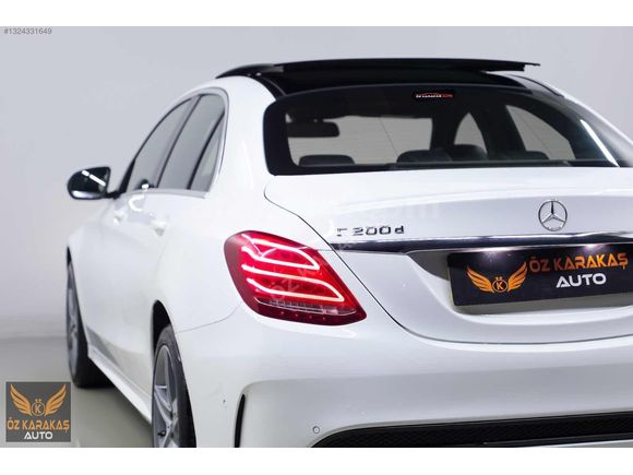 2015-C200-DİZEL-AMG-74 BİNDE-DERİ DŞM-CAM TAVAN-G.GÖRÜŞ-SRV BKM