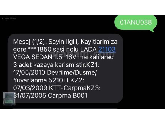2005 LADA VEGA 186 BİN KM ÇOK TEMİZ