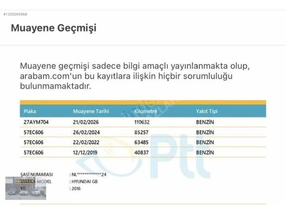 2016 CAM TAVANLI AÇILIR DEĞİŞENSİZ