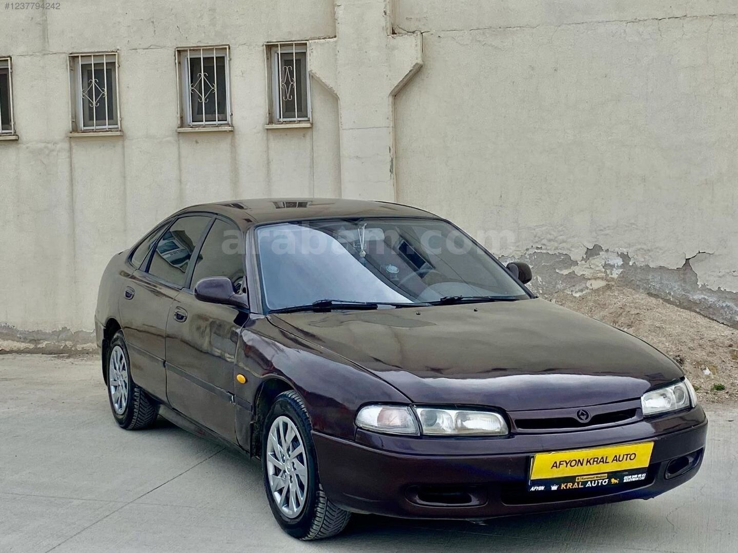 Galeriden Mazda 626 2.0 1993 Model Afyonkarahisar 350.000 km Bordo 4