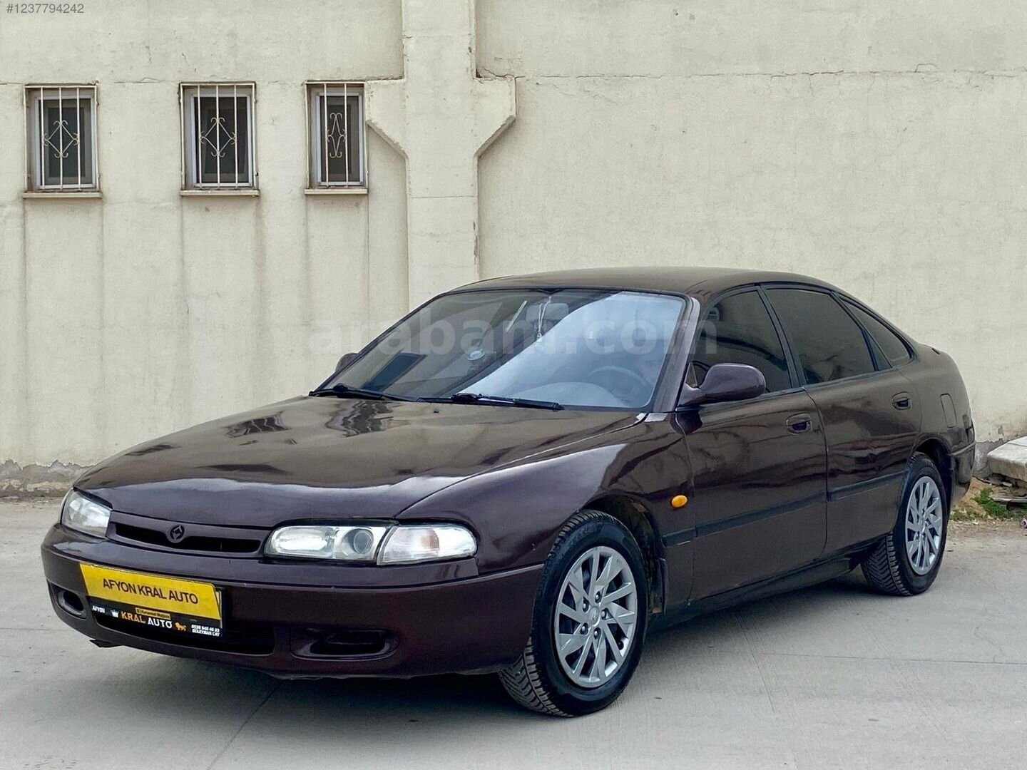 Galeriden Mazda 626 2.0 1993 Model Afyonkarahisar 350.000 km Bordo 3
