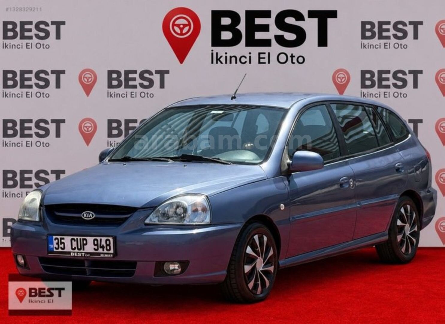 BEST 2.EL'DEN KİA RİO 1.5 HB COMFORT KREDİYE UYGUN (2004) 3