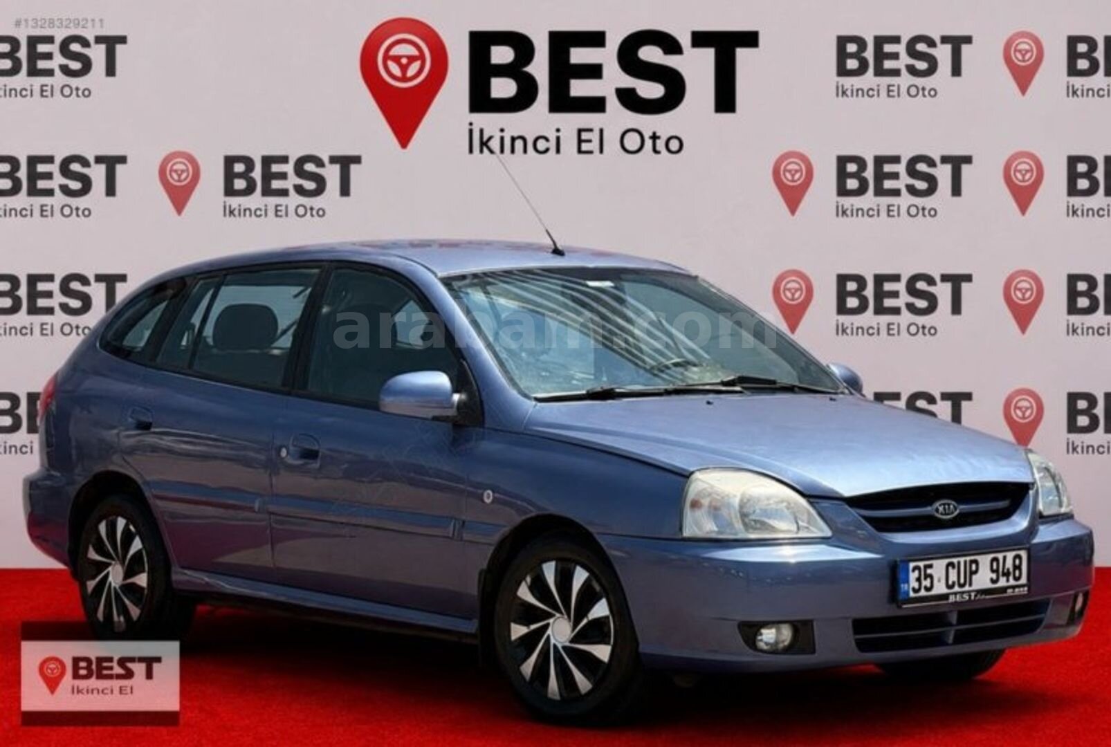 BEST 2.EL'DEN KİA RİO 1.5 HB COMFORT KREDİYE UYGUN (2004) 5