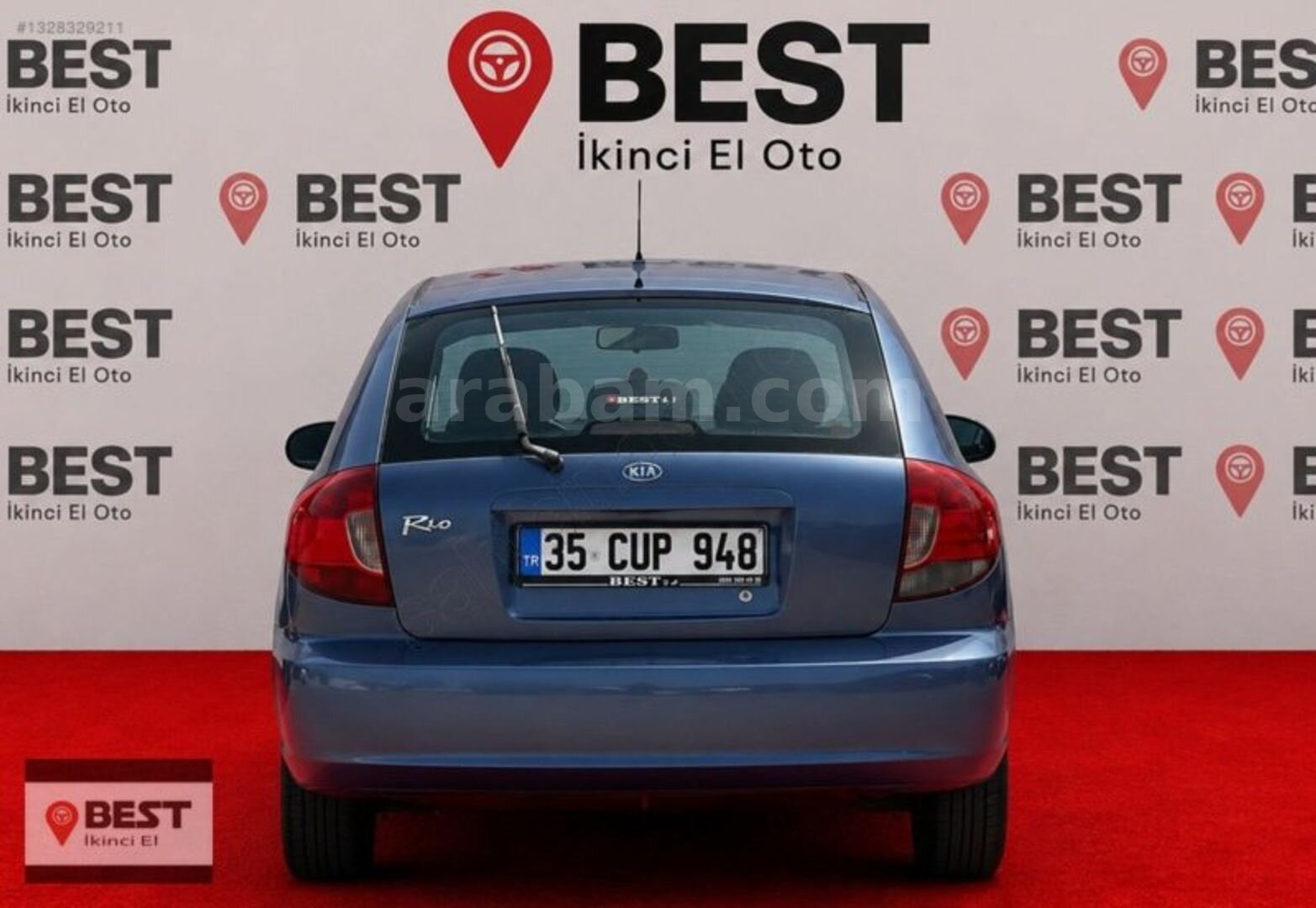BEST 2.EL'DEN KİA RİO 1.5 HB COMFORT KREDİYE UYGUN (2004) 7
