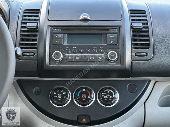 2011 NİSSAN NOTE 1.6 TEKNA LPG Lİ HATASIZ BOYASIZ OTOMATİK