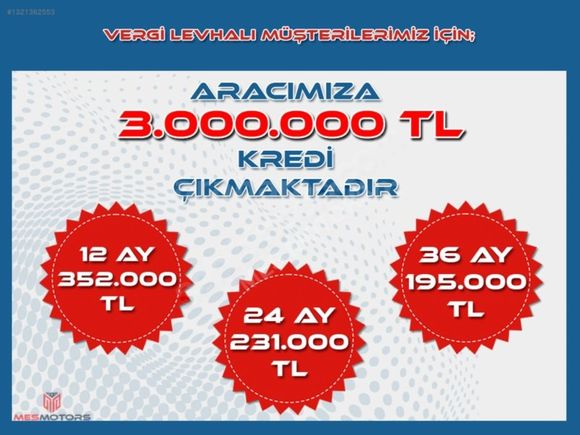 3.000.000 TL KREDİ, 48 AY VADE İMKANI - BURMESTER, COMMAND, TABA