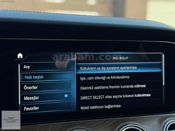 2022 MERCEDES E200D EXCLUSİVE COMMAND+ÇİFT HAFIZA+VAKUM+ELK.BAGA