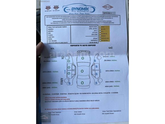 HATASIZ DEĞİŞENSİZ OPEL ASTRA 1.3 MULTİJET
