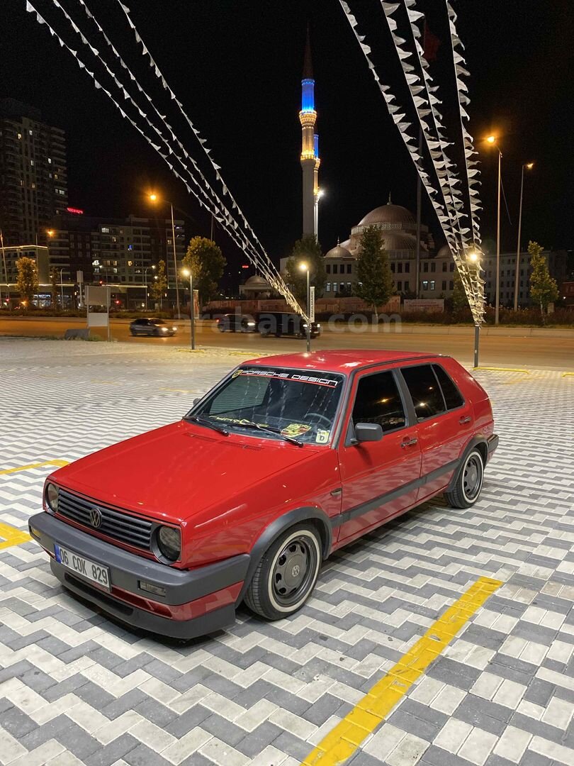 Sahibinden Volkswagen Golf 1.6 GTD 1991 Model Ankara 466.000 km Kırmızı 3