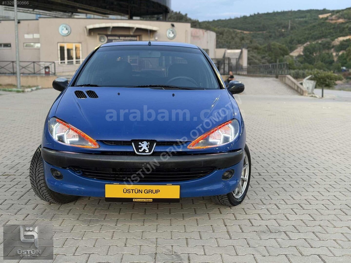 Galeriden Peugeot 206 1.4 XR 2000 Model Bursa 256.000 km Mavi 2