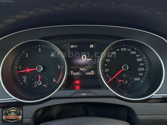 222 GARAGE 2015 PASSAT 1.6 TDİ HİGHLİNE ORJİNAL 112 bin km'de