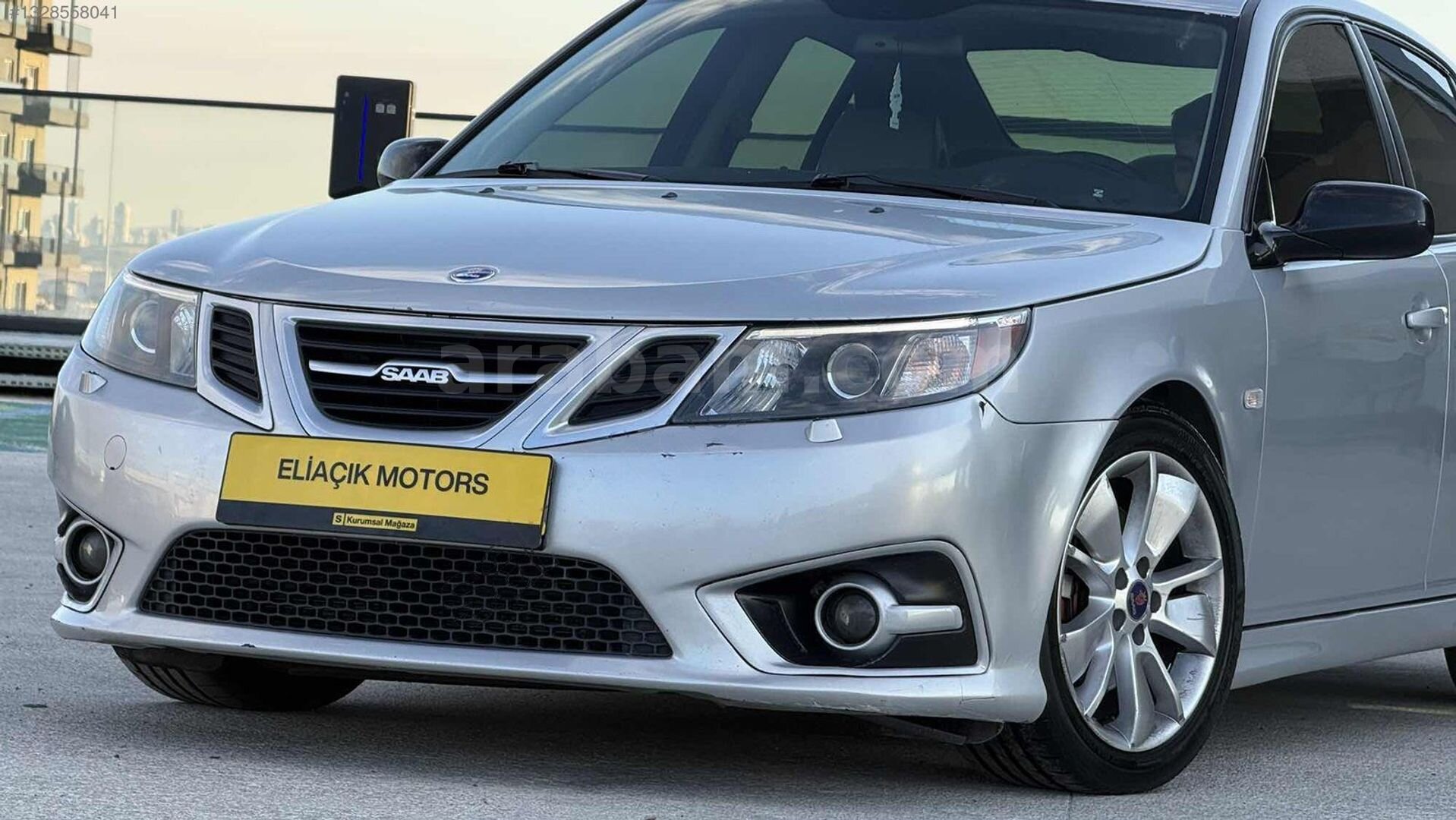 Galeriden Saab 9-3 2.0 Turbo Vector 2007 Model Ankara 199.000 km Gri 6
