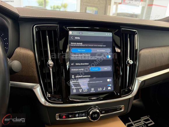 ERDAĞDAN 2021 VOLVO S 90 2.0 D B5 PLUS BRİGHT BOYASIZ S.BAKIMLI