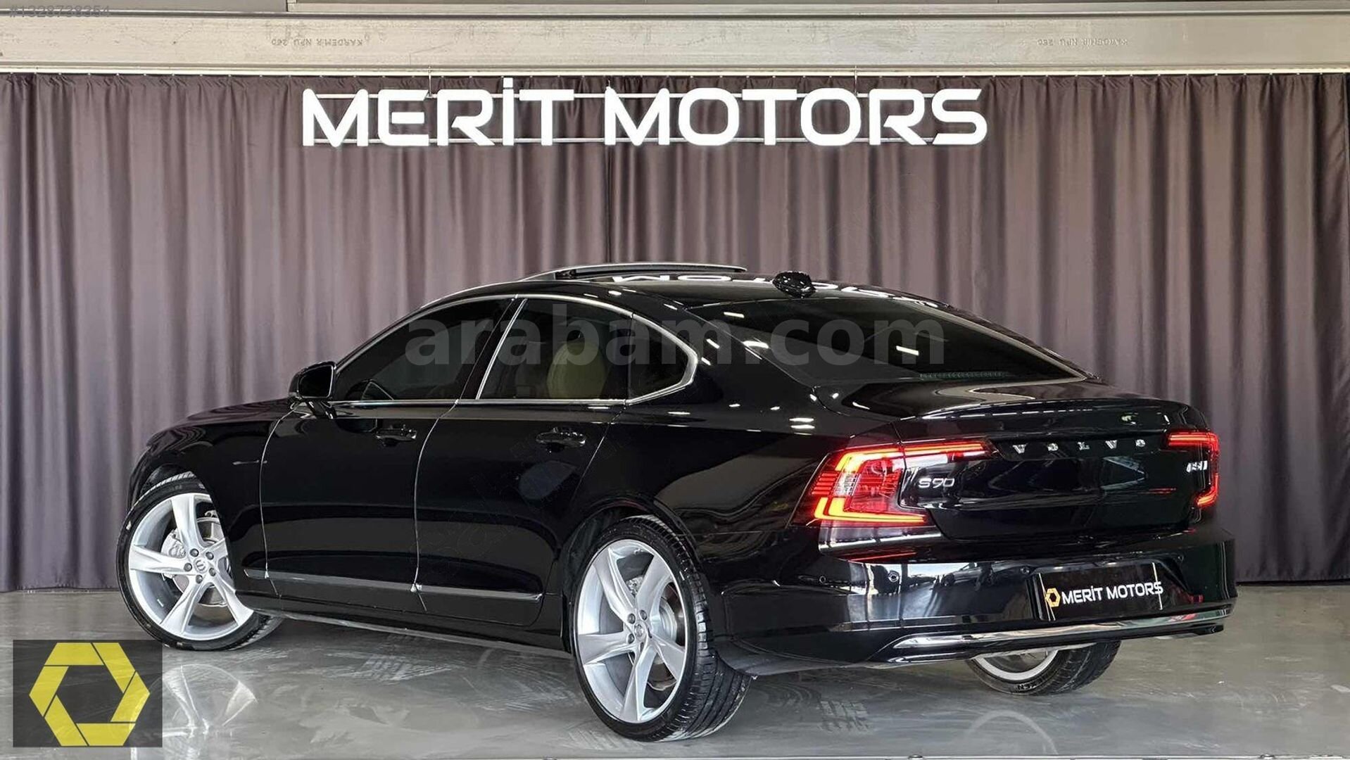 Galeriden Volvo S90 2.0 D B5 Plus Bright 2022 Model İstanbul 71.500 km Siyah 7