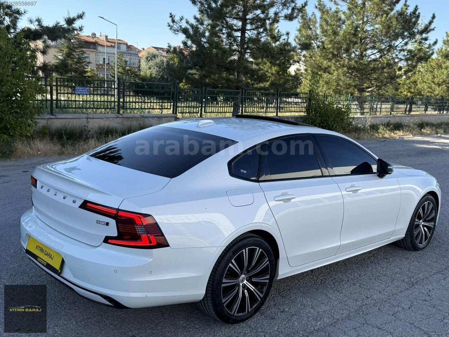Galeriden Volvo S90 2.0 D B5 Plus Dark 2022 Model Kütahya 70.000 km Beyaz 7