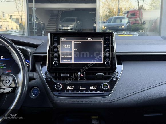 2023 ÇIKIŞLI 37.000 KM'DE COROLLA HYBRİD FLAME X-PACK SERVİS BKM