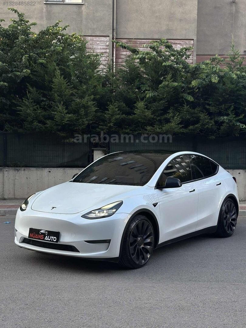 Galeriden Tesla Model Y Performance (Legacy) 2023 Model Bursa 95.000 km Beyaz 1