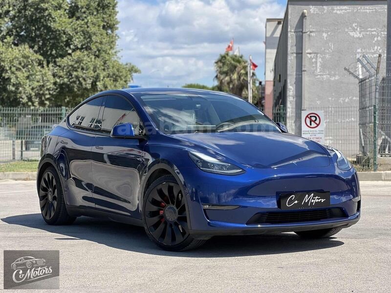 Galeriden Tesla Model Y Performance (Legacy) 2023 Model Bursa 65.000 km Mavi