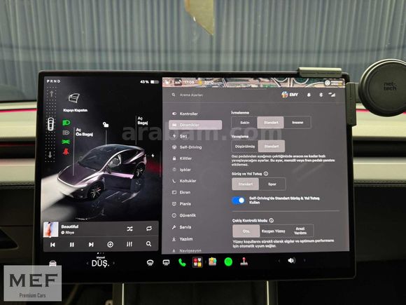 MEF MOTORS 2025 MODEL Y JUNIPER PERFORMANCE STEALTH GRAY HATASIZ