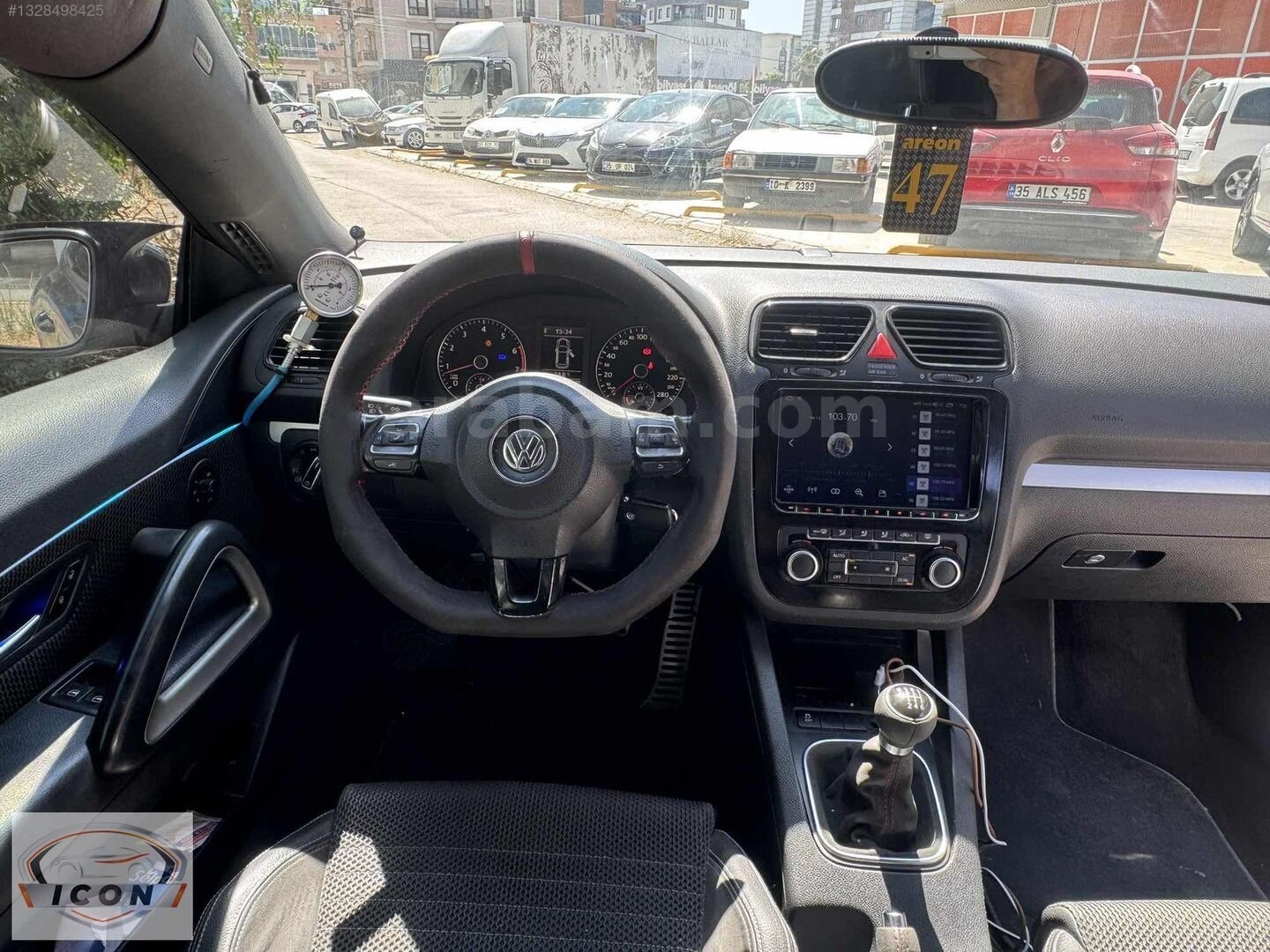 Galeriden Volkswagen Scirocco 1.4 TSi Sportline 2011 Model İzmir 180.000 km Gri 6