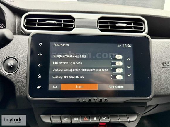 'beytürk' 2023 DACİA DUSTER 1.3TCE EDC JOURNEY '37 BİN KMDE'