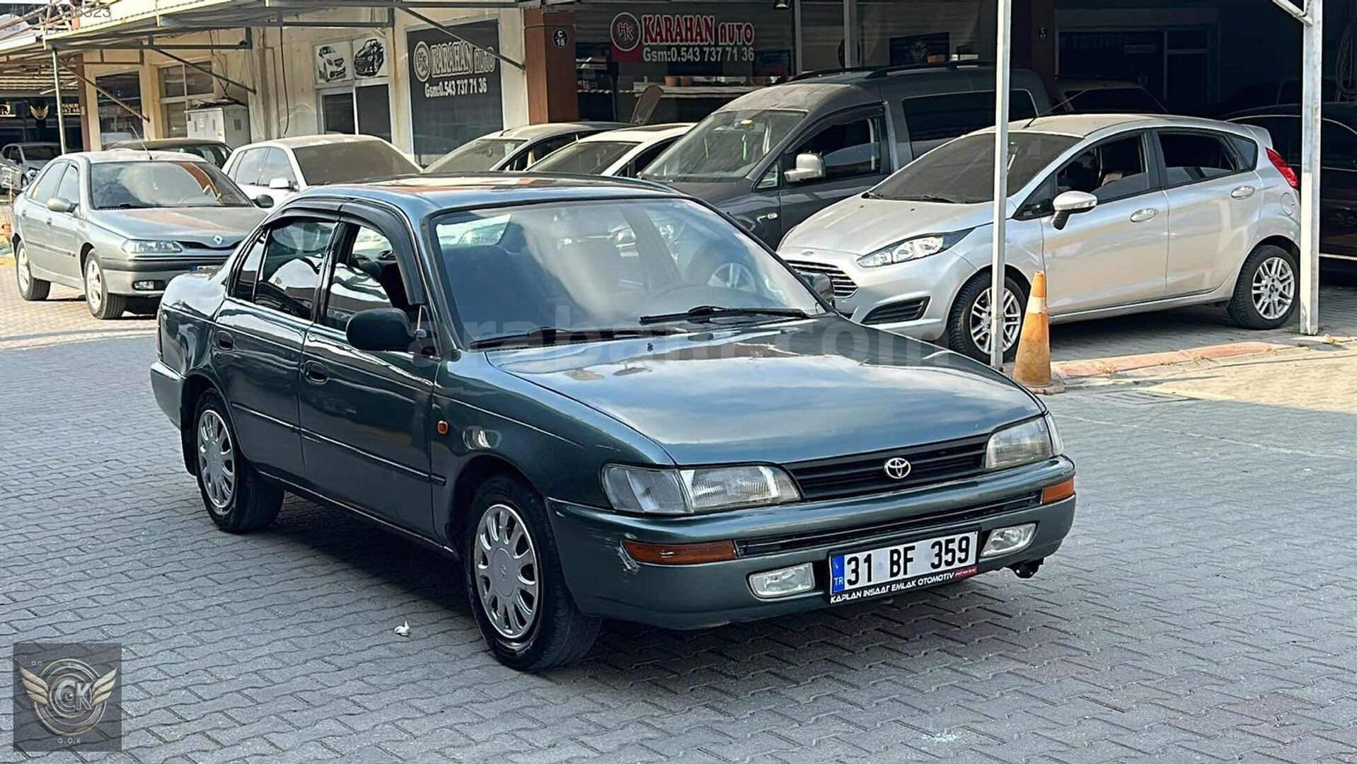 Galeriden Toyota Corolla 1.6 GLi 1996 Model Adana 344.000 km Lacivert 2