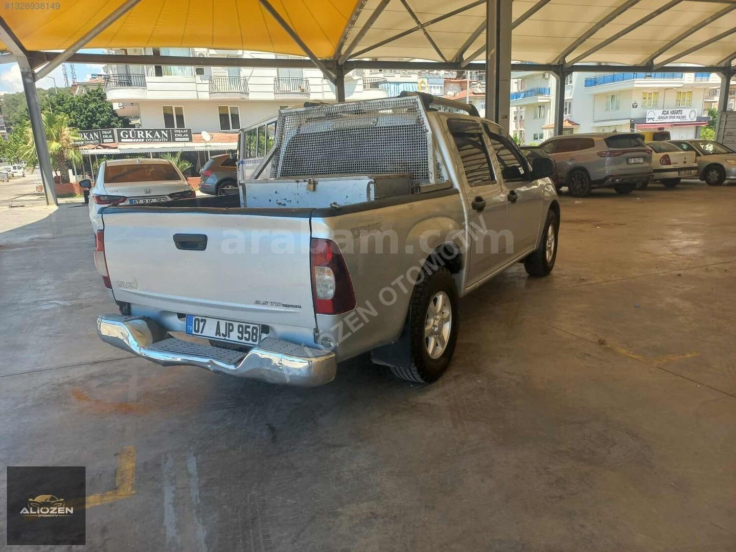 Galeriden Isuzu D-Max 2.5 4x2 2011 Model Antalya 315.000 km Gri 5
