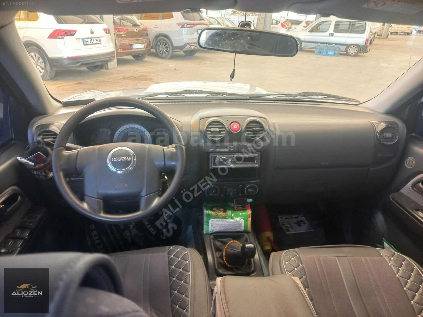 Galeriden Isuzu D-Max 2.5 4x2 2011 Model Antalya 315.000 km Gri 3
