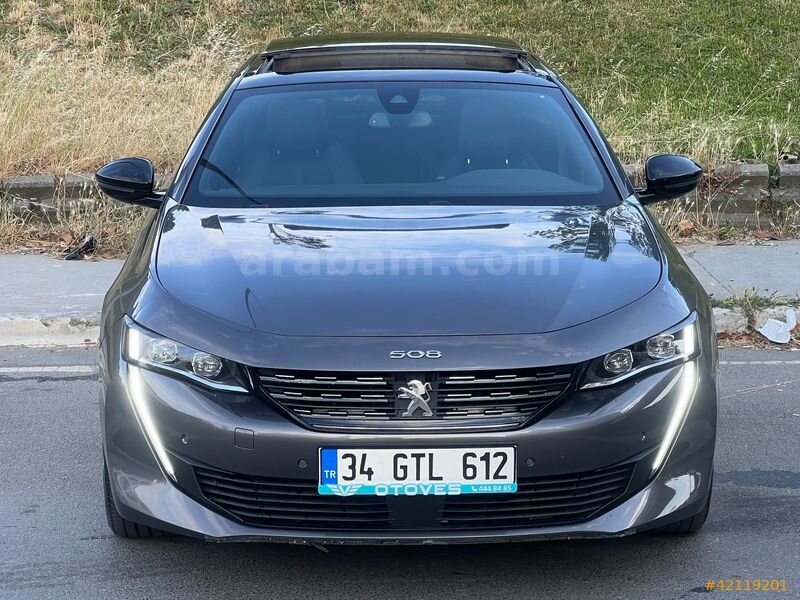 Galeriden Peugeot 508 1.5 BlueHDI Allure 2023 Model İstanbul 57.000 km Gri