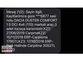 2018 COMFORT 4X4 ADBLUESUZ UYGUN RAKAM DUSTER