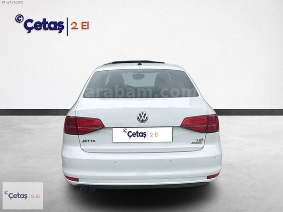 ÇETAŞ RENAULT MAHMUTBEYDEN 2017 JETTA 59.502KM+BOYASIZ+SUNROF