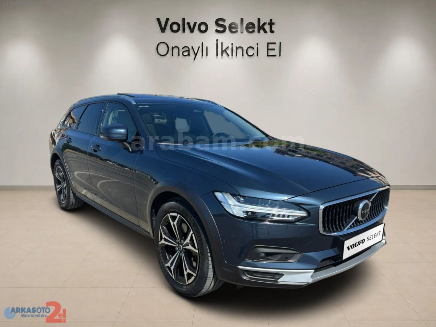 Galeriden Volvo V90 Cross Country 2.0 B5 Plus Bright 2023 Model Bursa 100.119 km Mavi 3
