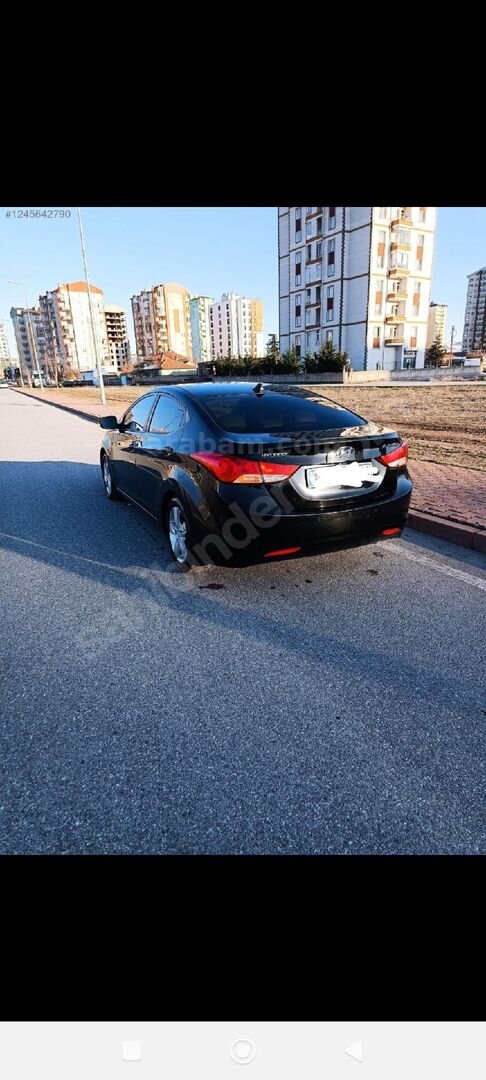 Sahibinden Hyundai Elantra 1.6 D-CVVT Prime Plus 2012 Model Kayseri 209.000 km Siyah 2