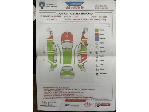 AUTO CMR'DEN 2019 DUSTER FABR. LPG 49 BİNDE!!! K.K TAKSİT