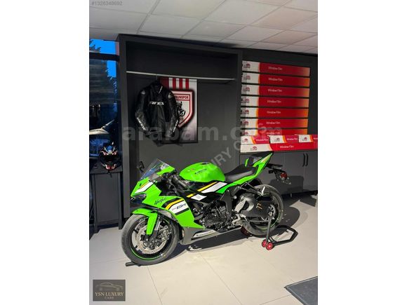 Galeriden Kawasaki Ninja ZX 6R 2025 Model Samsun 6.001 km Yeşil