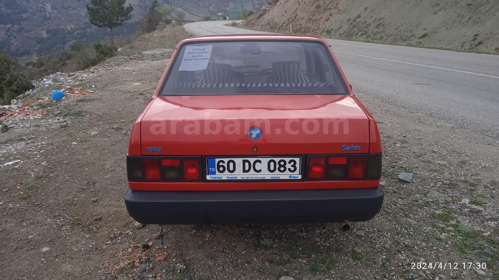 Sahibinden Tofaş Şahin 1.6 1994 Model Tokat 280.000 km Kırmızı 3