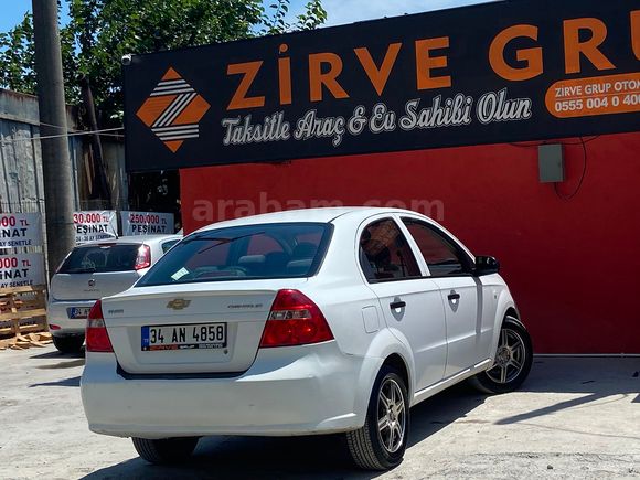 CHAVROLET AVEO 2012 1.2 LS PLUS 204 KMDE 84HP-BANKASIZ KREDİSİZ-