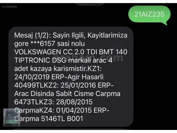 2013 WW CC 2.0 TDİ EXCLUSİVE FULL
