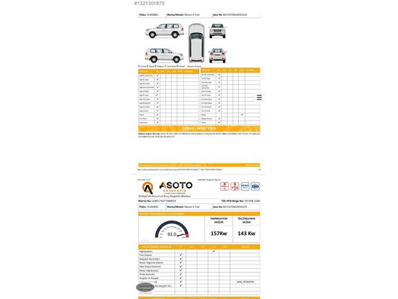 HATASIZ-BOYASIZPLATINIUM PREMIUM4x4 e-POWER72 BİN KMÇEKİ DEM