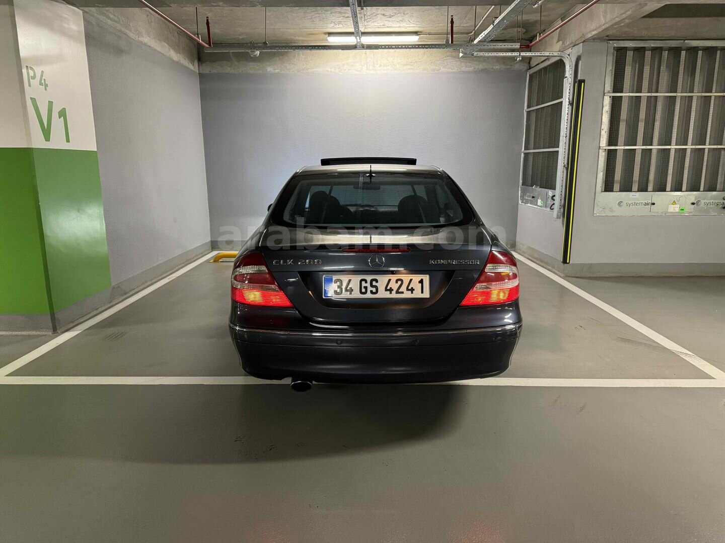 Sahibinden Mercedes - Benz CLK 200 Kompressor Avantgarde 2004 Model Antalya 270.000 km Mavi (metalik) 4